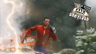 GTA 5 PC - The Flash Stops Tornado ! Zoom Kidnap Jay Garrick ! (Ultimate Flash Mod Gameplay)