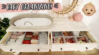 ORGANIZING THE BABY'S CLOSET & CLOTHES!