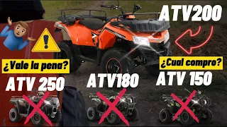 ATV150 ATV180 ATV200 ATV250. ¿Valen La Pena Las Cuatrimoto De Italika?