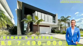 R$ 7.490.000 - SENSE - CASA 6 SUÍTES  DECORADA - 467M2 - PISCINA EM CONCRETO - ALTO PADRÃO XANGRI-LÁ