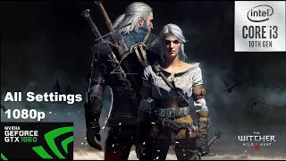 The Witcher 3 I3 10105F GTX 1060 3GB | All Settings 1080P | by Vintage Gaming