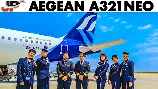 AEGEAN🇬🇷 Airbus A321NEO Athens Takeoff + Walkaround