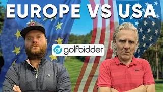 Golfbidder RYDER CUP SPECIAL !! | BIG Ange (Europe) VS Jimmy Bullard (USA) 🔥🔥🔥