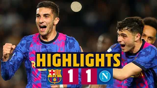 BARÇA 1-1 NAPOLI | HIGHLIGHTS UEFA EUROPA LEAGUE 🔵🔴