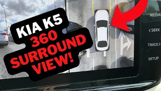 Kia K5 360 Degree Surround View Monitor Camera System! Lets you see completely around the car!