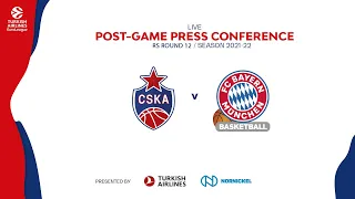 EuroLeague. CSKA vs FC Bayern. Post game