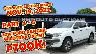 PART 4/5 | 660K NV350 | NOVEMBER 19, 2022 | LIVE PUBLIC AUTO AUCTION