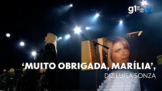 Luísa Sonza faz homenagem à Marília Mendonça no Rock in Rio | g1