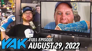 Rone Gets His Cast Sawed Off Live On Air (REUPLOAD) | The Yak 8-29-22