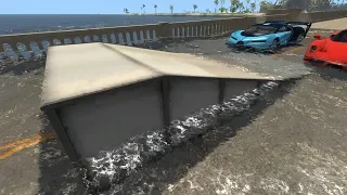 Car Surfing Crashes and Fails (Sliding) BeamNG Drive #2