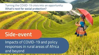 #whatsnextforSP | SE 7: Impacts of COVID-19 and policy responses in rural areas of Africa and beyond