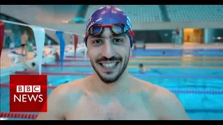 'I nearly drowned, now I dream of Olympic glory' - BBC News