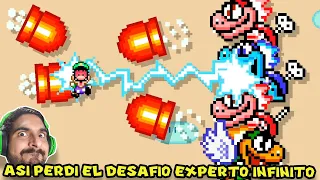 ASÍ PERDÍ EL DESAFÍO EXPERTO INFINITO (MÁS DE 13000 NIVELES) - Mario Maker 2 con Pepe el Mago (#14)