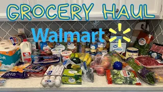 $175.34!  HUGE weekly Walmart Grocery Haul and meal plan.  #walmarthaul #weeklymealplan