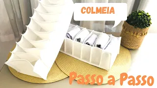 Colmeia organizar organizar roupa do bebê | Feita de TNT