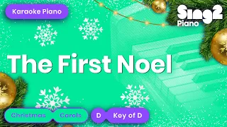 The First Noel (Key of D - Piano Karaoke)