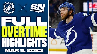 Vegas Golden Knights at Tampa Bay Lightning | FULL Overtime Highlights - March 9, 2023