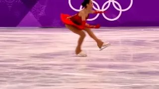 Alina Zagitova - under-rotated 3S, Olympics FS 2018
