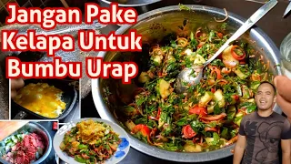 Bumbu Urap Lebih Enak Tanpa Kelapa dan Kencur