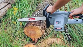 $90 Oregon PowerNow Self Sharpening Chainsaw vs $90 BLACK+DECKER Electric Chainsaw