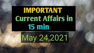 Current affairs in English| 24th May Current affairs|#sbipo#ibpspo#sbija#sbiclerk#ibpsclerk#canarapo