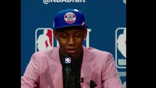 Rj Barrett is hype to be a Knick, and his reaction to speaking French fluently 😂🤣