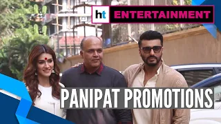 Arjun Kapoor, Kriti Sanon, Ashutosh Gowariker promote Panipat