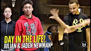 Julian & Jaden Newman: A Day In The Life!! Julian Addresses "Overrated" Chants & More!!