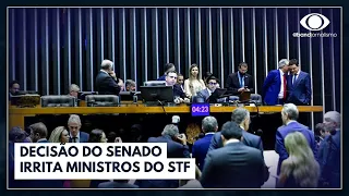 Decisão do Senado irrita ministros do STF | Jornal da Band