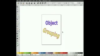 Inkscape Tutorial & Training: Grouping Objects