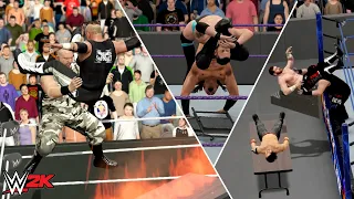 35 Extreme Moments You Need To See In WWE 2K (WWE Games)