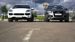 Выбор Есть!   Audi Q7 ABT TDI vs Porsche Cayenne Diesel