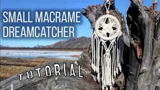 Tutorial Small Macrame DreamCatcher