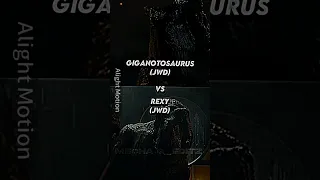 Giganotosaurus(JWD) vs Rexy(Versions)