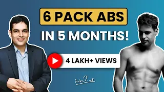 My fitness journey - Ankur Warikoo | How getting 6 pack abs saved my life | Fitness motivation Hindi