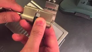 [9] Abus D10 SKG** Euro Cylinder Picked and Gutted