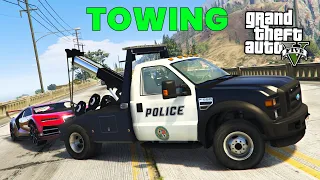 I Tried Towing Cars As a COP in Grand RP 👮‍♂️ | Grand RP Cop Series |GTA 5 Roleplay |Hindi |Gta Rage