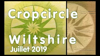 CROP CIRCLE Wiltshire - Juillet 2019 - GÉOMÉTRIE PURE 60