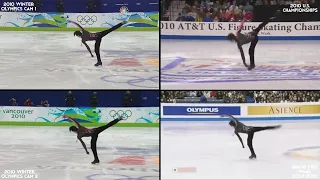 Johnny Weir 2010 Short Program Comparison