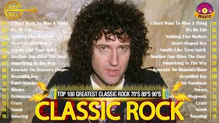 Bon Jovi, Guns N Roses, Metallica, Nirvana, ACDC, Queen, Aerosmith🔥Classic Rock Songs 70s 80s 90s
