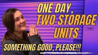 TWO STORAGE UNITS IN ONE DAY! | Abandoned Storage Unit Finds