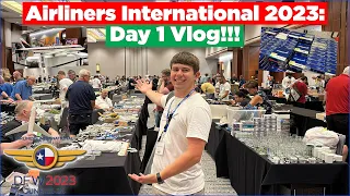 AIRLINERS INTERNATIONAL 2023: Day 1 Vlog! (GeminiJets, Avgeeks, & More!)