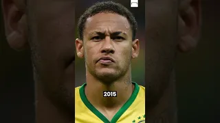 A evolução dos estilos de Neymar ao longo dos anos! #shorts