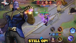 Thanos is still OP! why is he rarely banned now?