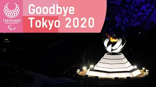 The Tokyo 2020 Paralympic Flame Goes Out | Paralympic Games