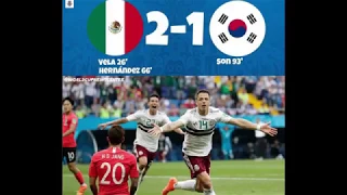 South Korea vs Mexico 1- 2 | HIGHLIGHTS| ( FAN CAM VIDEO)| fifalover