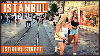 Istanbul Turkey 4K walking Tour | THE MOST FAMOUS STREET IN ISTANBUL TURKEY 2021|4K UHD 60FPS