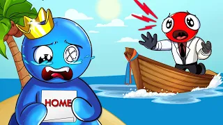 Blue Rainbow Friends, Please Come Back Home - Funny Story | ROBLOX Rainbow Friends Animation