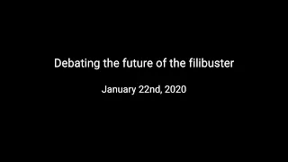 Debating the future of the filibuster