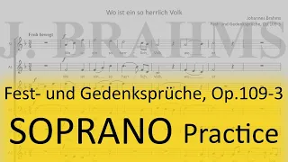 Brahms Op.109-3 - Soprano 2 practice